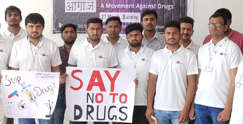 udit kunj foundation- aagaaz a movement against drugs