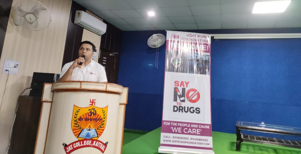 udit kunj foundation- aagaaz a movement against drugs