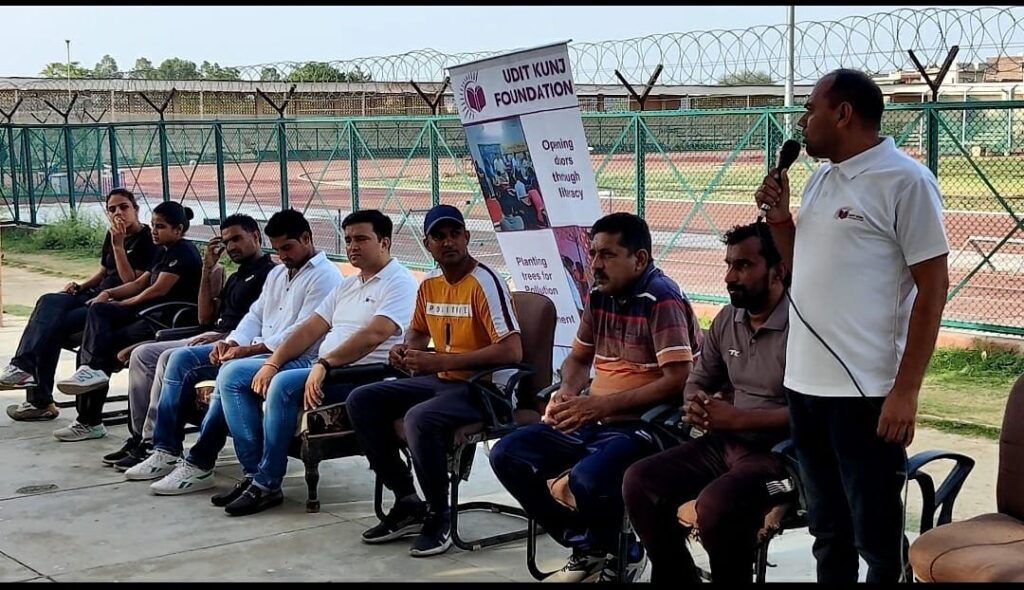 Udit Kunj Foundation Anti Drug Yatra Team reached the city of Narwana 